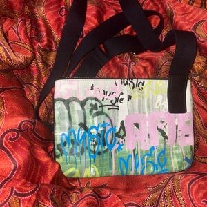 L.A.M.B Graffiti Crossbody Bag